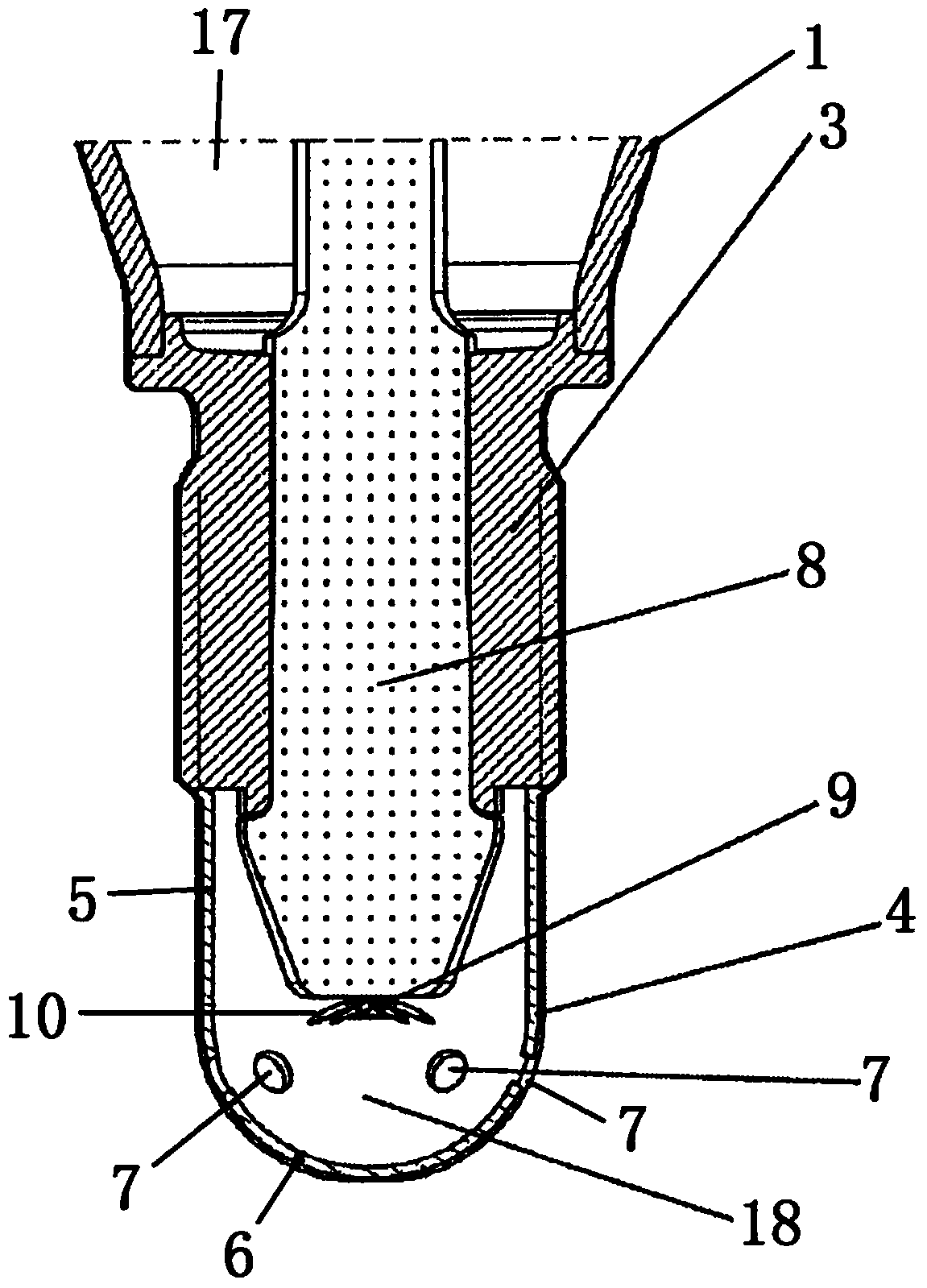Ignition device for igniting fuel-air mixture in internal combustion engines by corona discharge