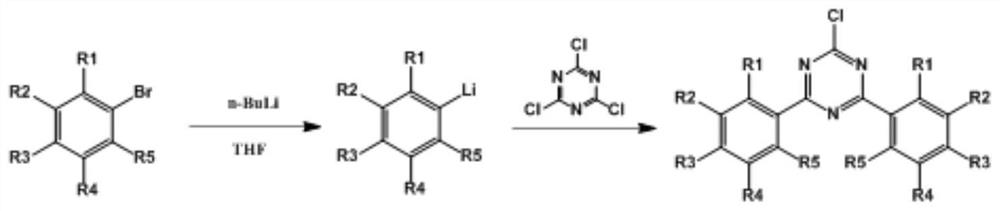 Triazine compound and preparation method thereof