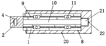 Drilling device capable of preventing building material from rolling for building material processing