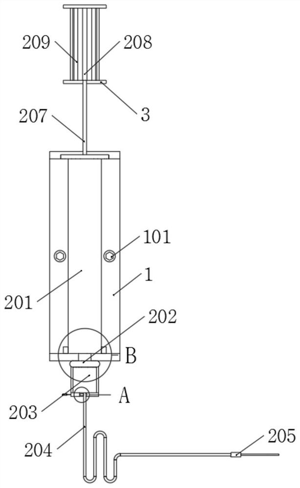 Ear canal administration device for ear-nose-throat nursing