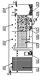 Sewage treatment filler and installation device thereof