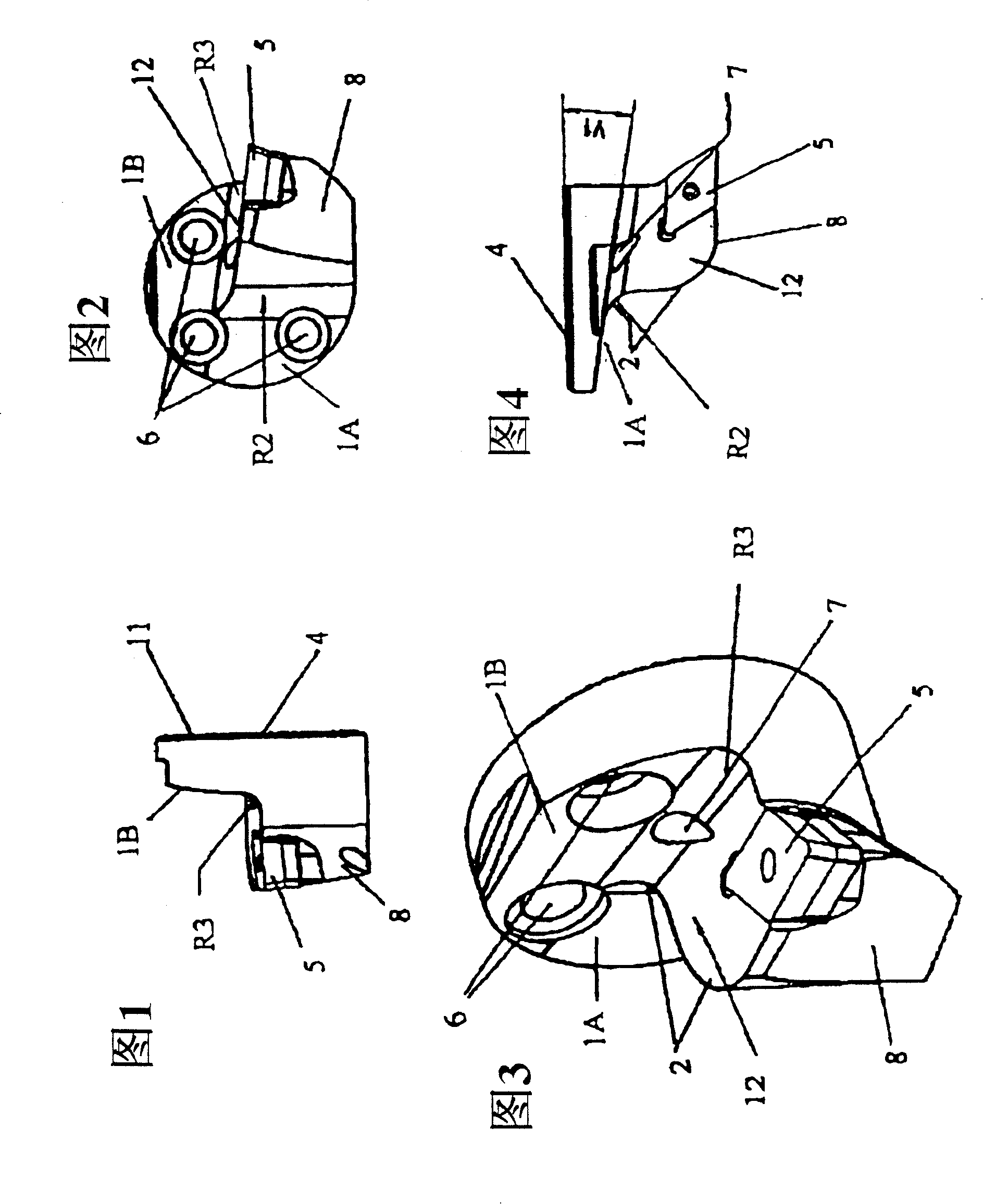 Cutting head for machine tool