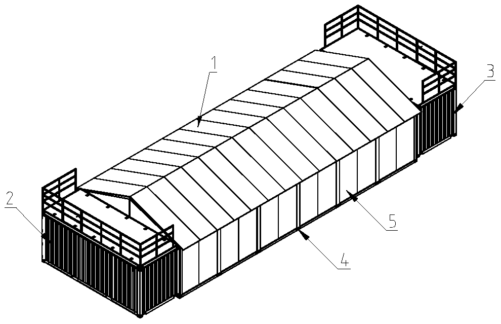 Modular combined house and constructing method thereof
