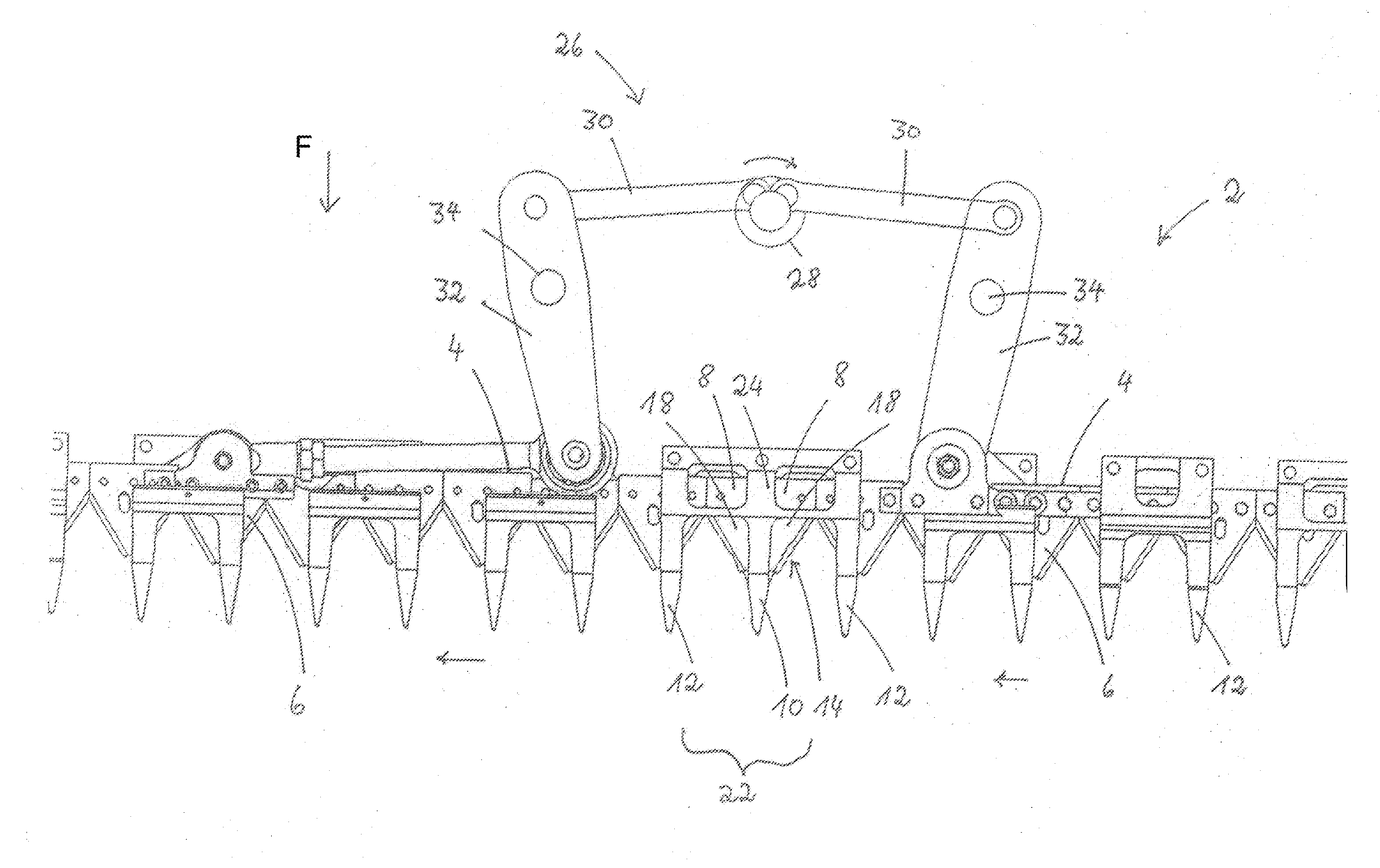 Cutting Device for Agricultural Machines