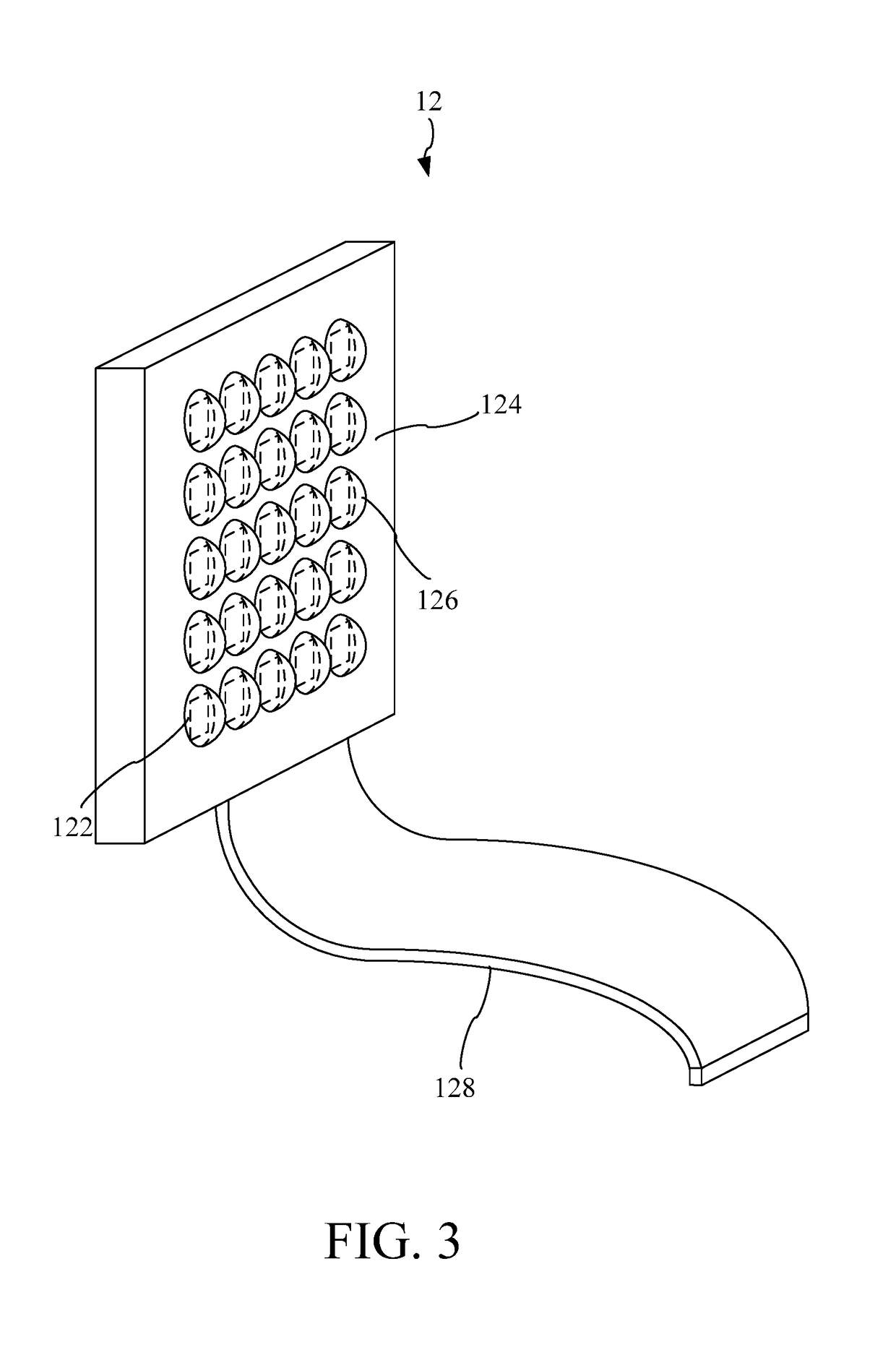 Microarray LED flash