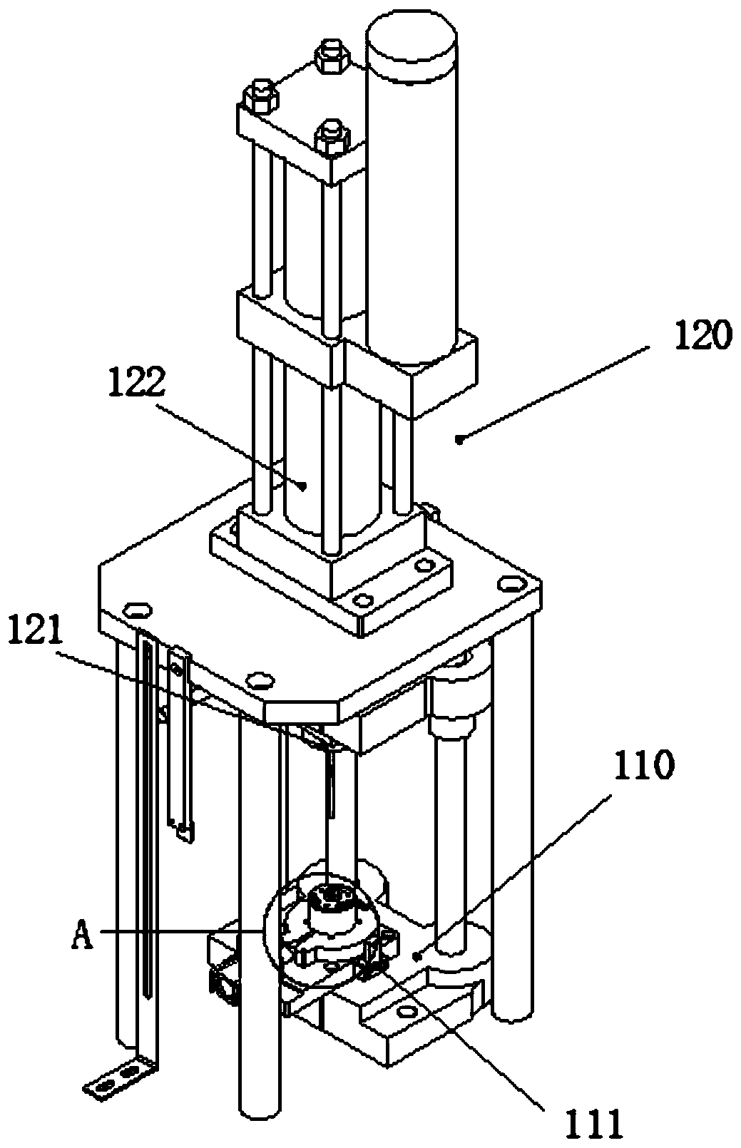 Machine housing and rotating shaft assembling device