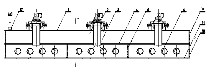 Pulse-jet dust removing device for bag-type dust collector