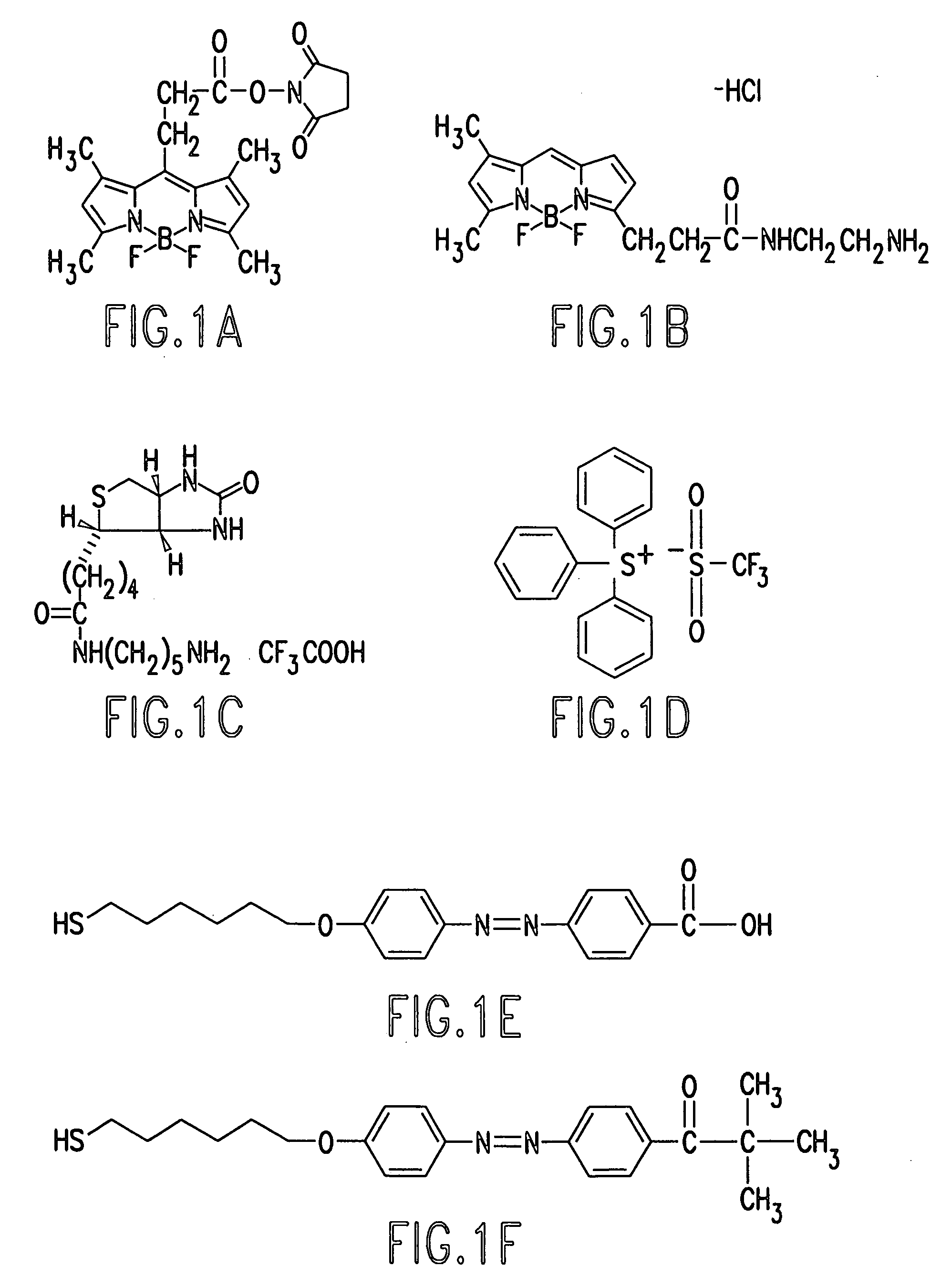 Micropatterning of molecular surfaces via selective irradiation