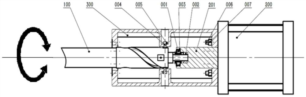 Rotary lifting mechanism driven by straight stroke actuator