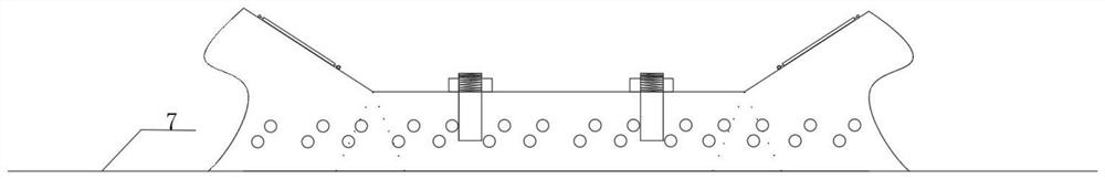 Construction method for controlling floating of core mold of cast-in-place box girder