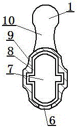 Guitar grover with function of socket wrench