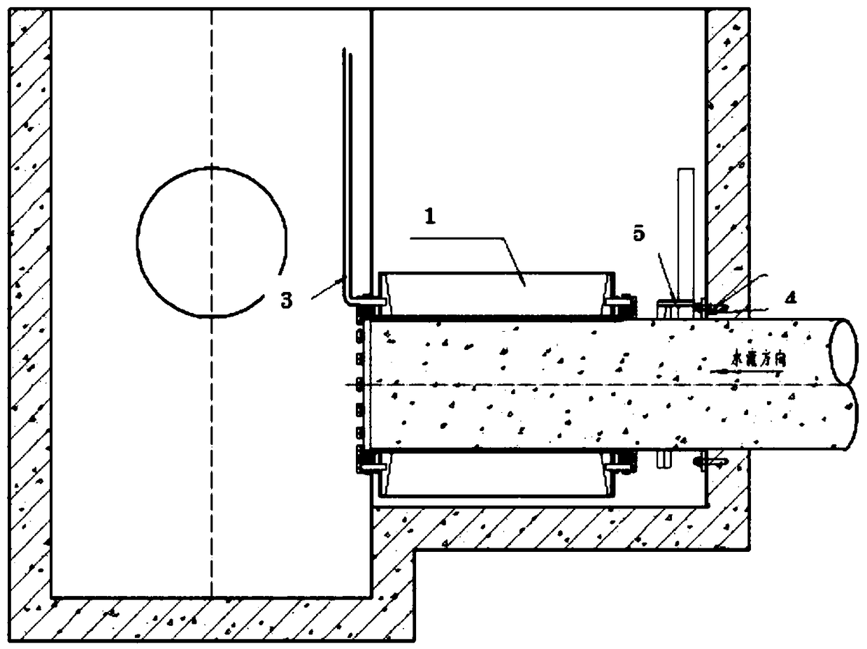 Diversion well with cut-off device installed on inner side and control system thereof