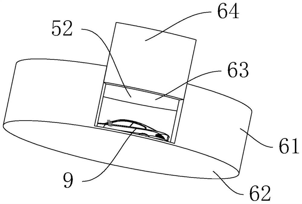 Display device for simulation interaction based on augmented reality technology