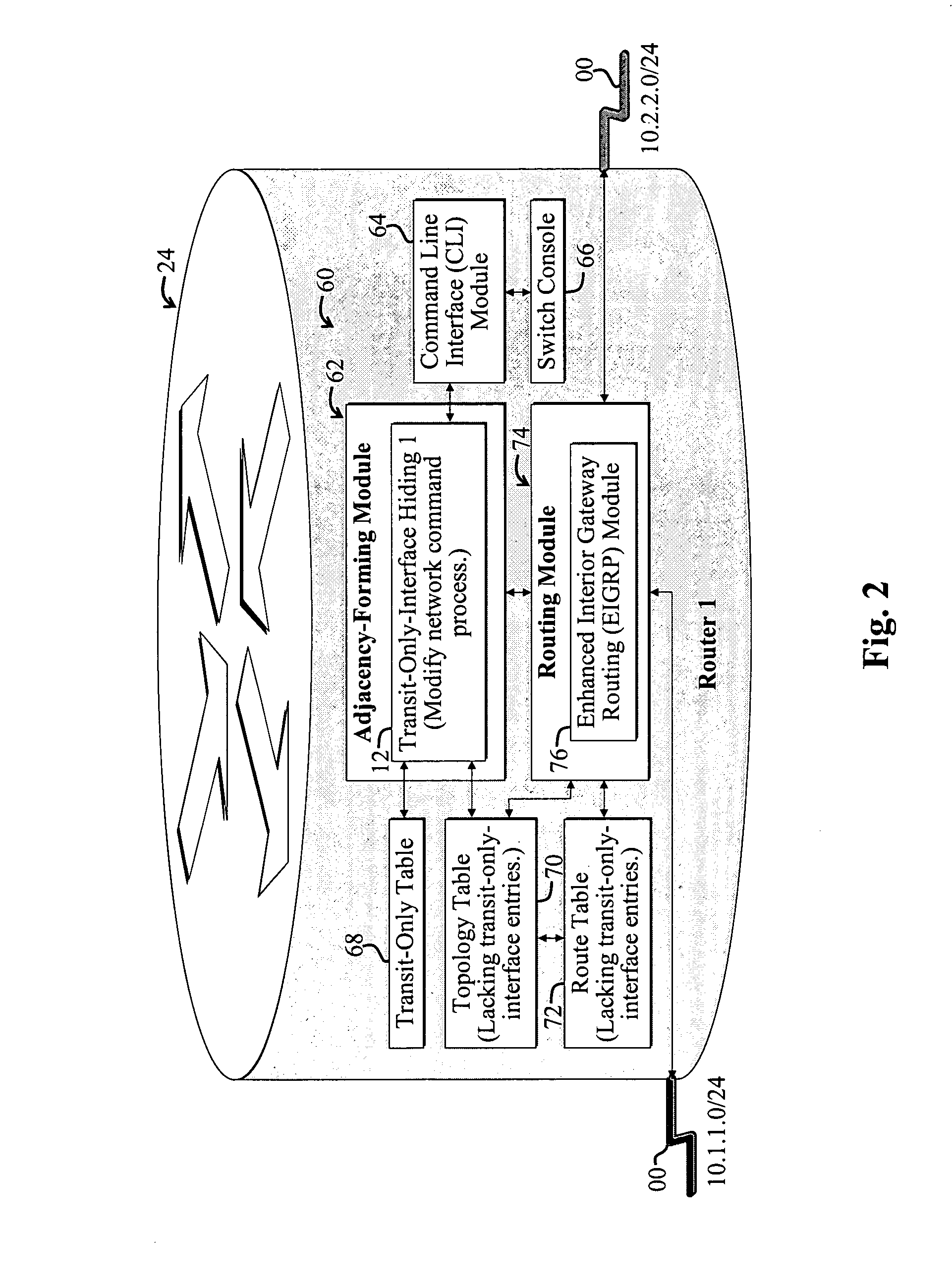 System and method for improving network performance and security by controlling topology information