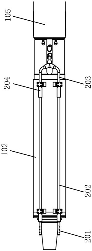 Cooling device for high-temperature wind tunnel model