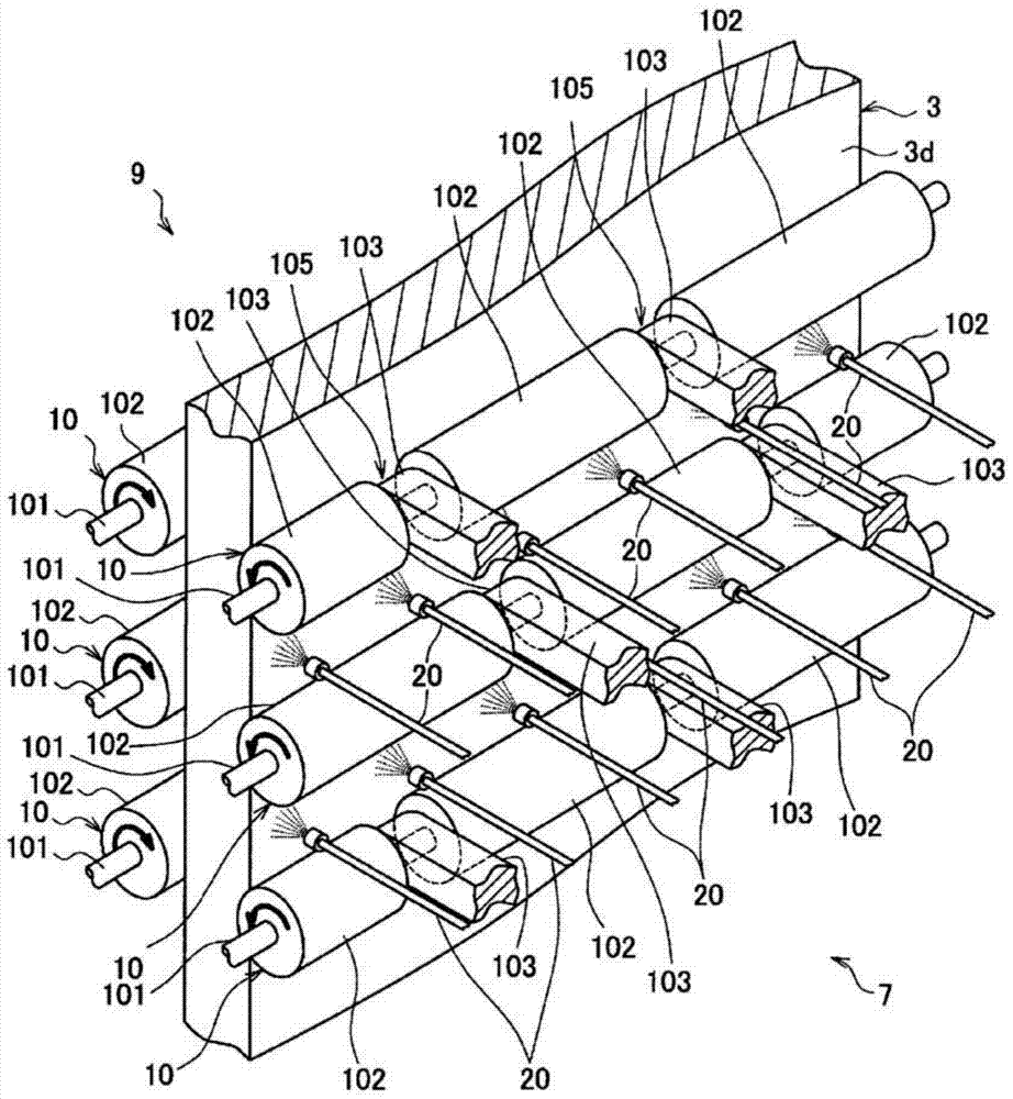 Secondary cooling method and secondary cooling device for continuous casting machine
