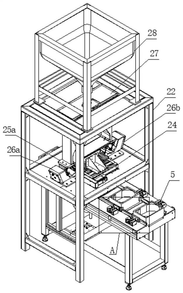 A boat loading and palletizing device