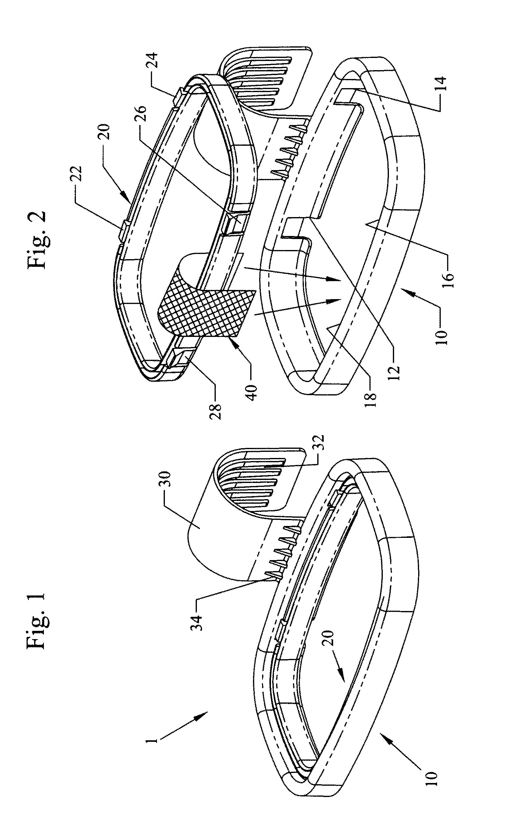 Removable net baskets for child car seats