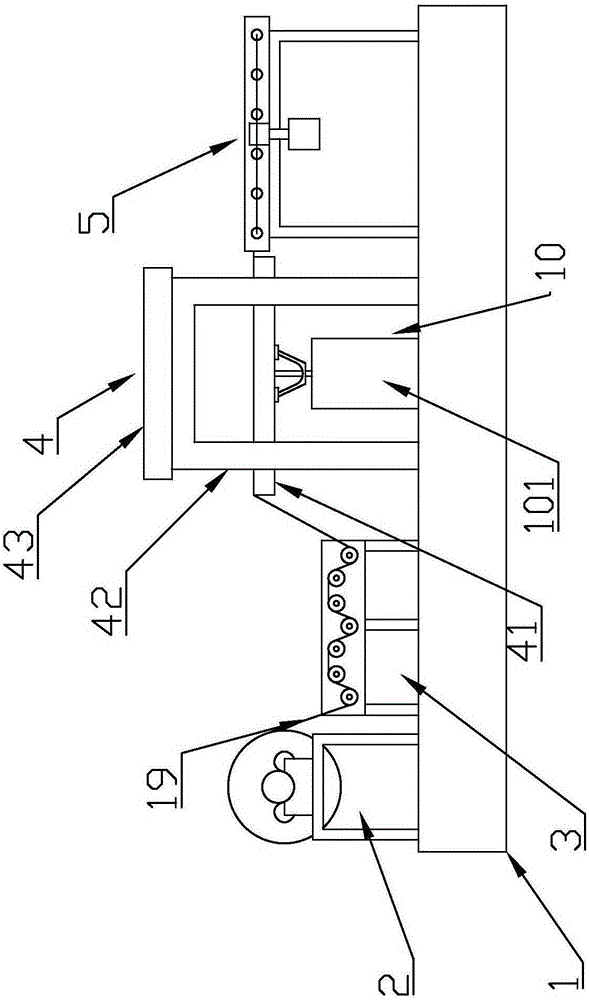Cloth cutting machine applied to clothing production