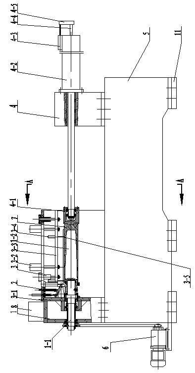 Hot forming cylindrical workpiece geometrical parameter detection device and method