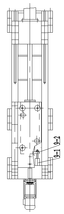 Hot forming cylindrical workpiece geometrical parameter detection device and method