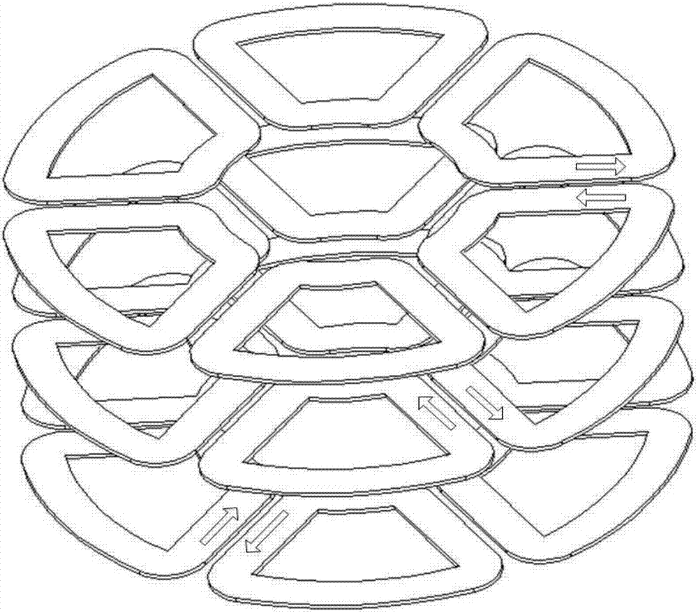 Magnetic steel interleaved multistage axial magnetic flux permanent magnet kinetic energy apparatus