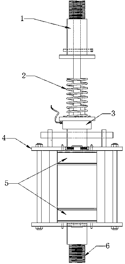 Test apparatus for studying the relationship between force and deformation during frost heaving of soil body