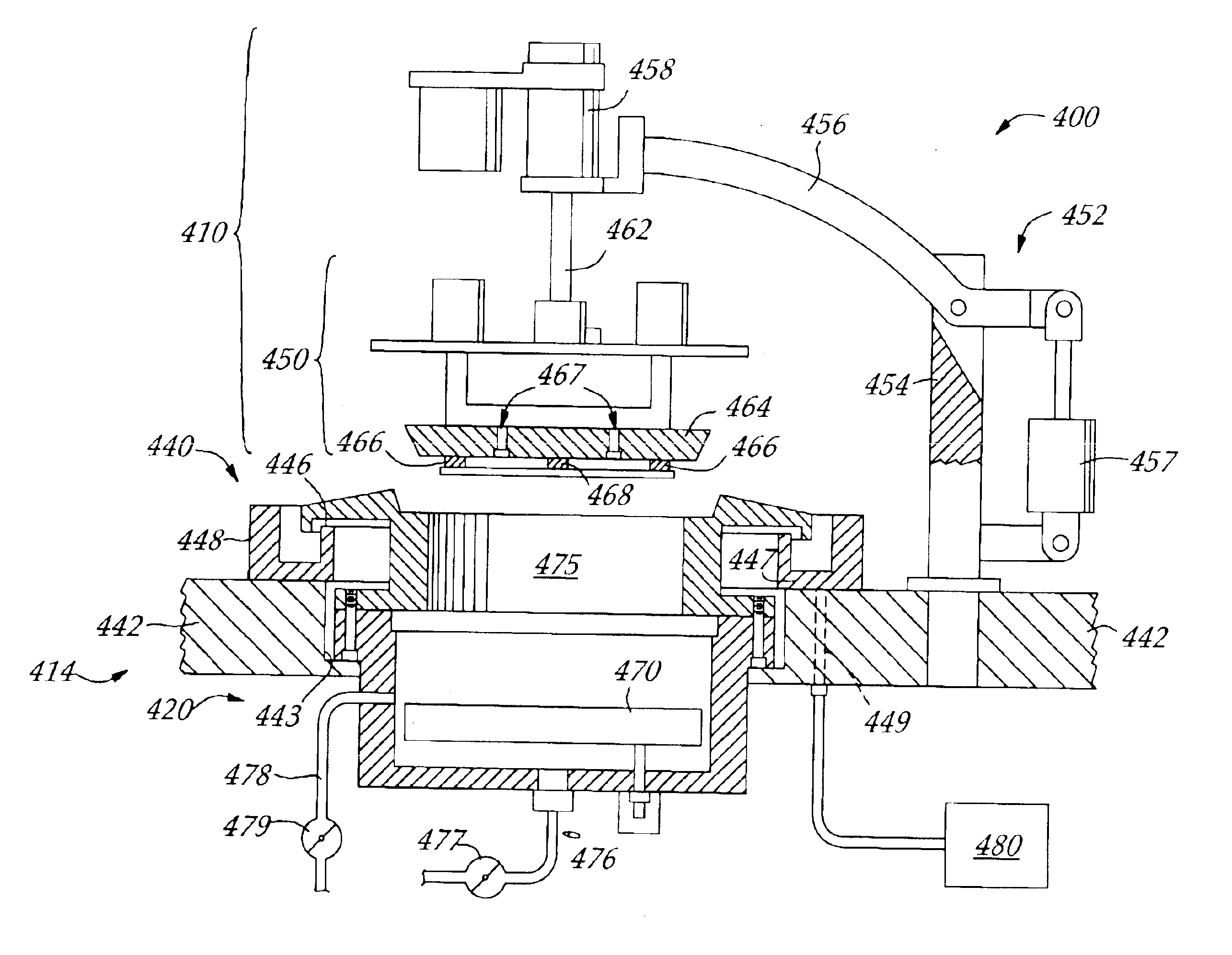 Method and apparatus for reducing organic depletion during non-processing time periods