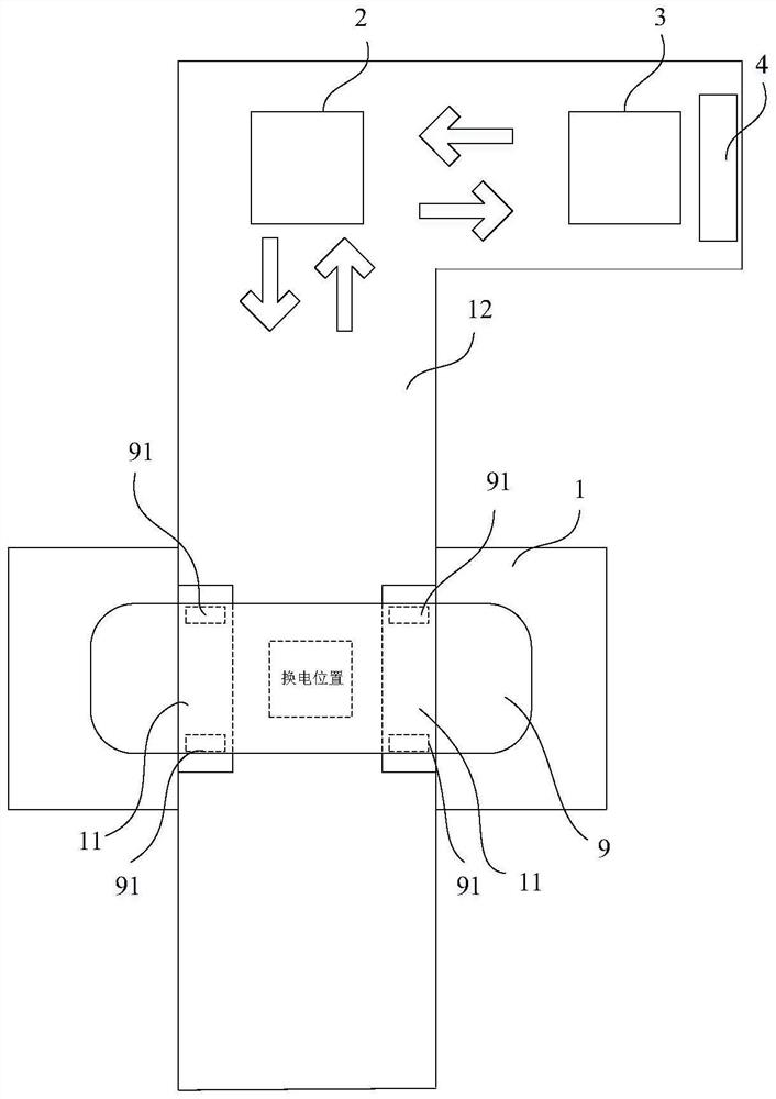 Battery replacement control method and system, electronic equipment and storage medium