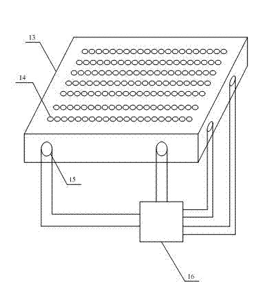 Device and method for laser etching OLED display anode thin film material