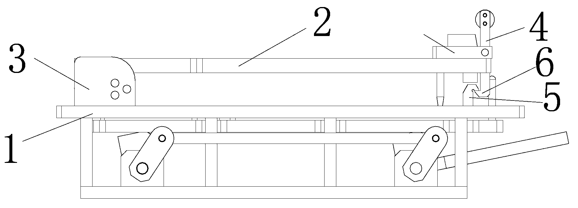 Pressing mechanism of ICT testing fixture