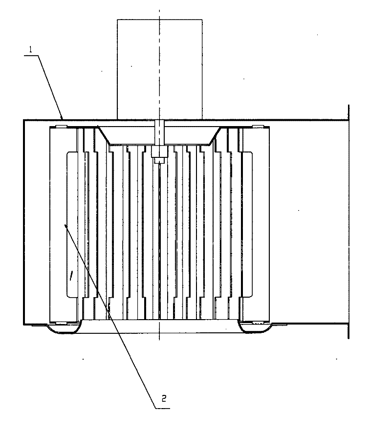Multi-blade centrifugal fan with reinforced air inlet function