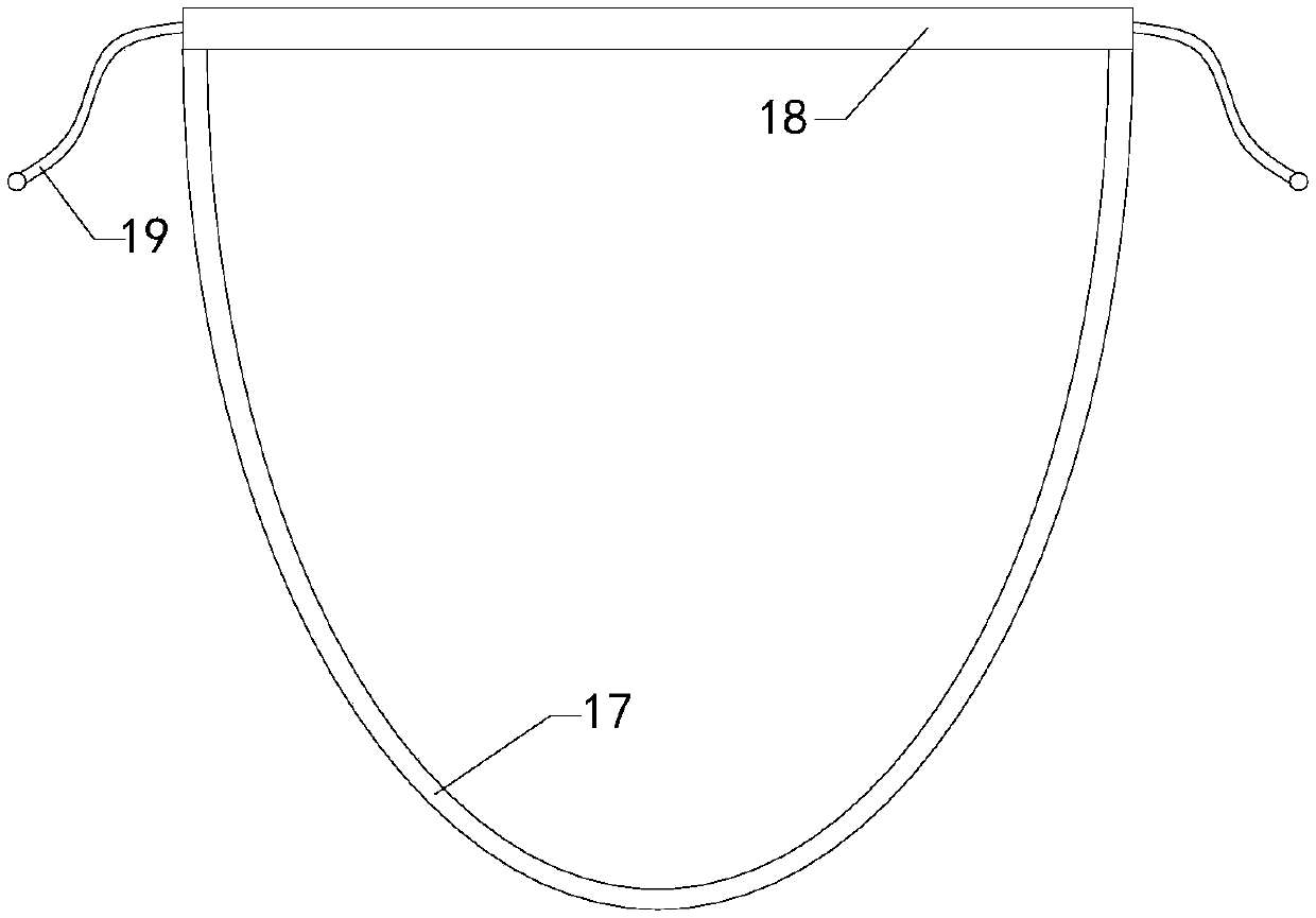 Mobile phone shell forming scraper