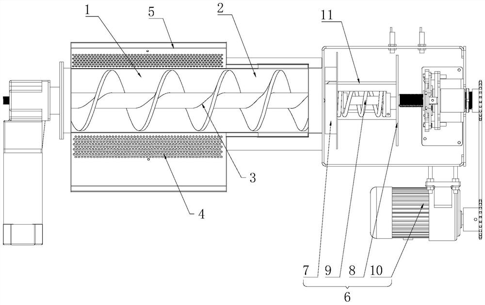 Kitchen waste treatment device