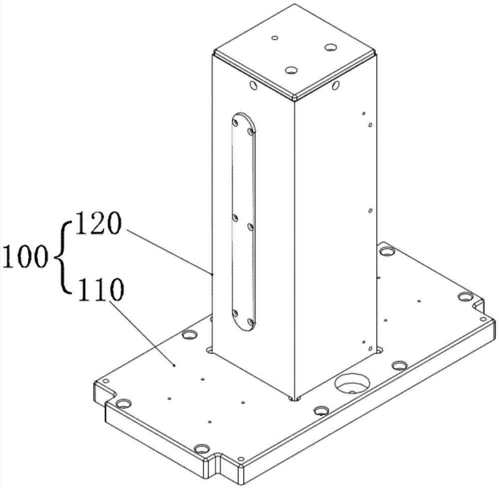 Device and method for measuring z-axis vibration displacement