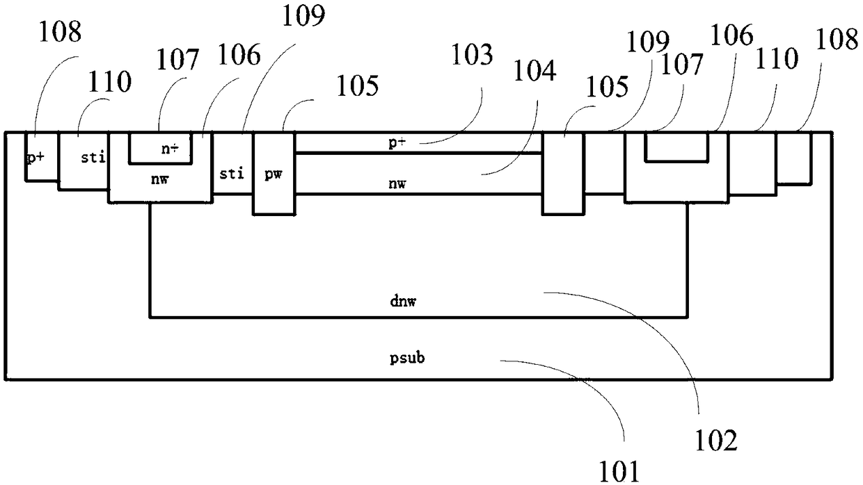 Single-photon avalanche diode, active quenching circuit, pulsed TOF sensor, and forming method