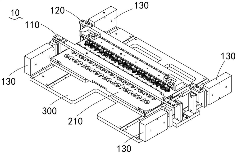 Automatic separation device for electroplated product and electroplated shielding piece