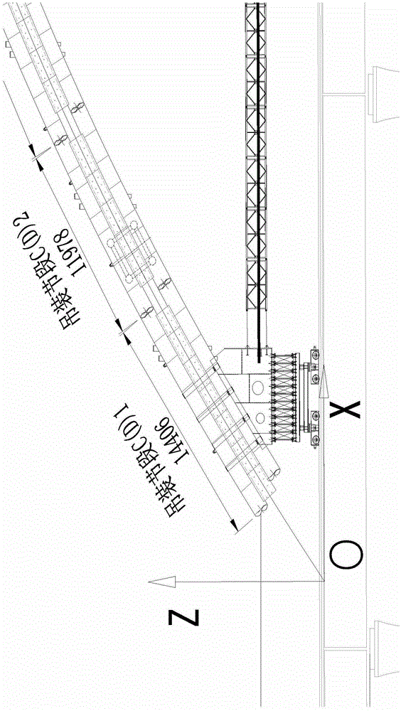 Intelligent measurement construction method for positioning arch rib of long railway tunnel