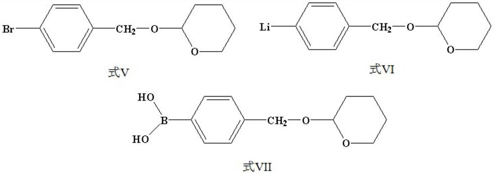 Preparation method of 4-hydroxymethyl phenylboronic acid