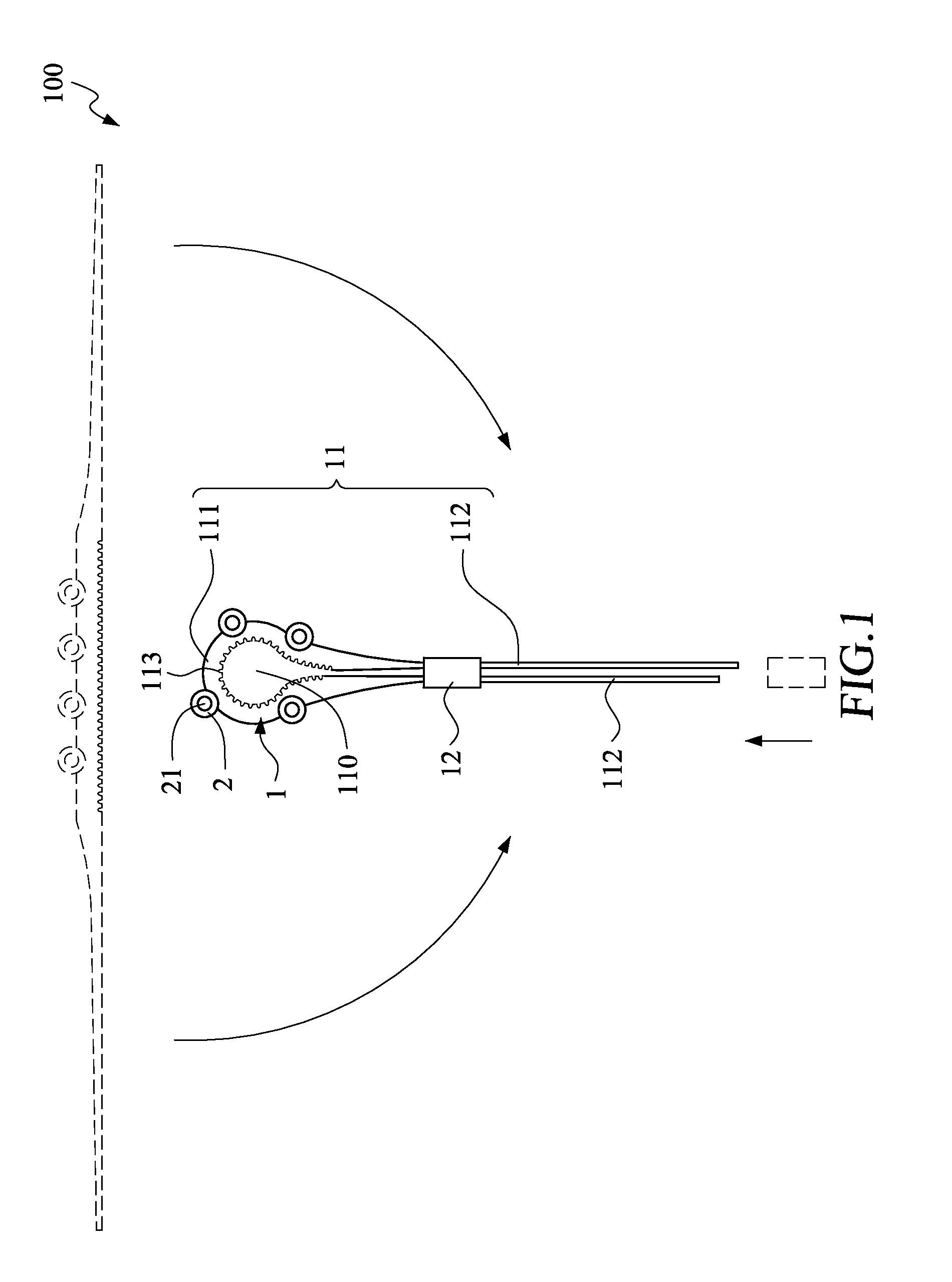 Adjustable attaching lens device