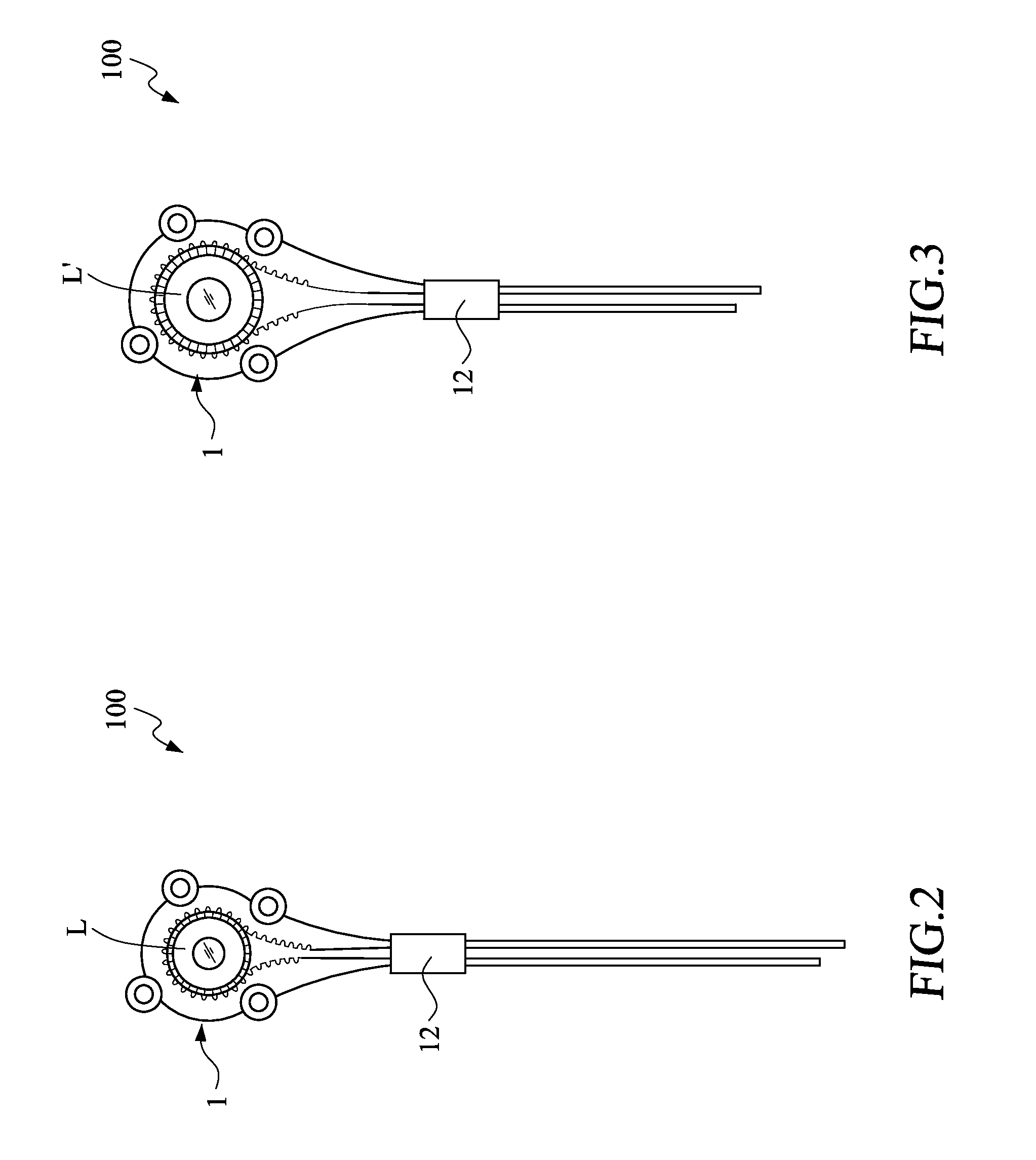Adjustable attaching lens device