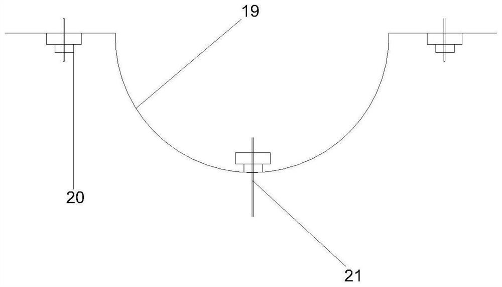 Steel pipe pile steel trestle end and its construction method