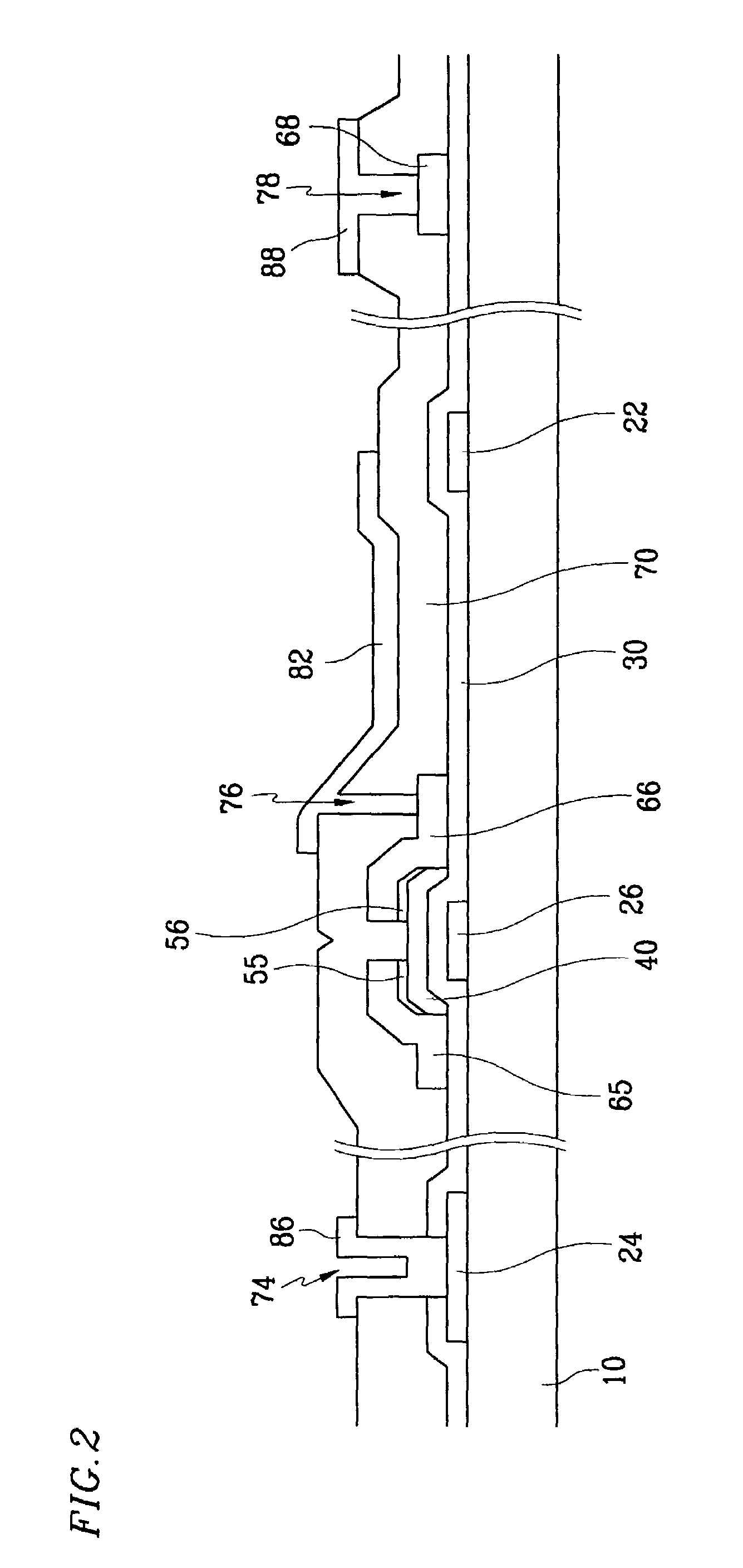 Method for manufacturing contact structures of wirings