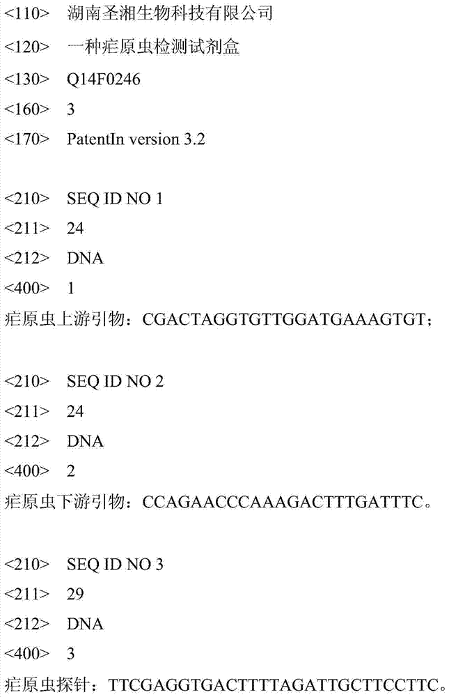 Plasmodium detection kit