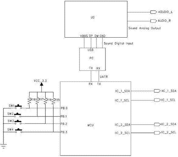 Multi-earphone volume control circuit and control method