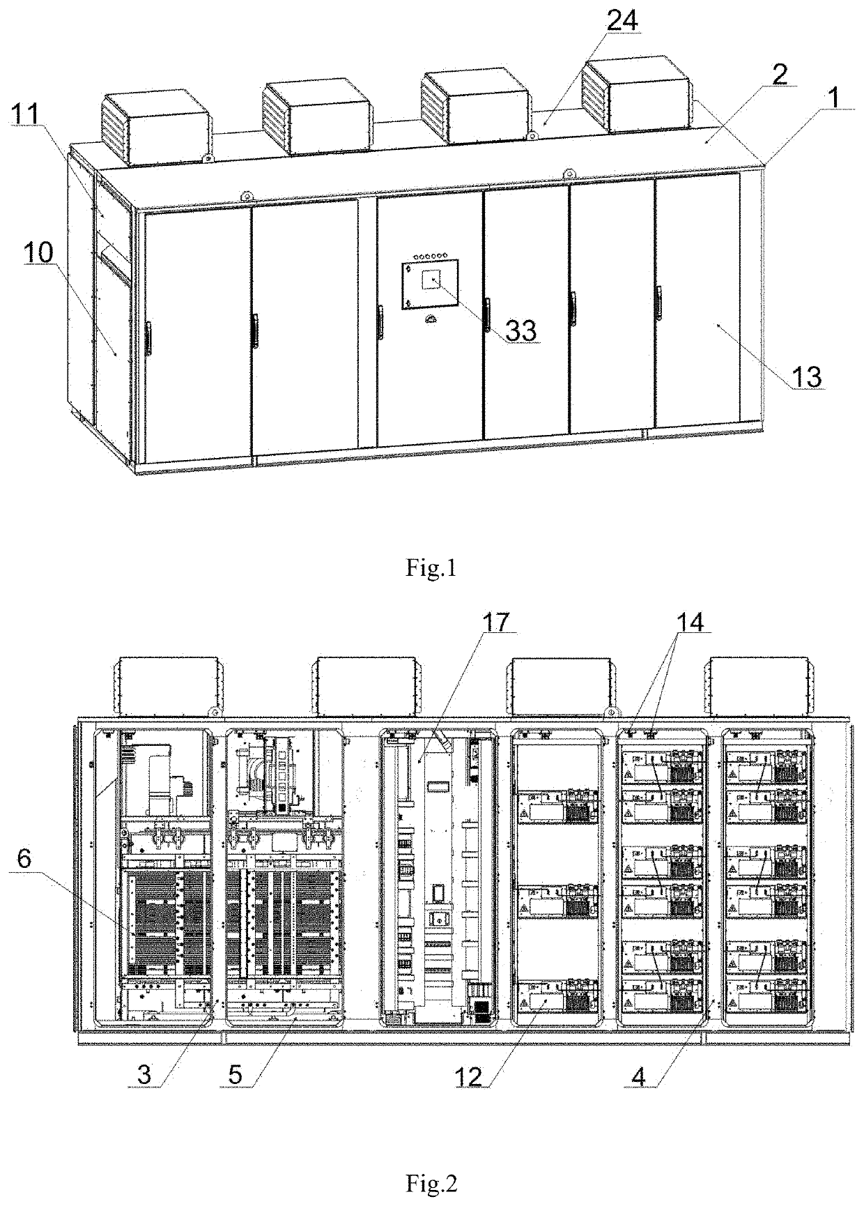 Variable frequency drive and method of its air cooling