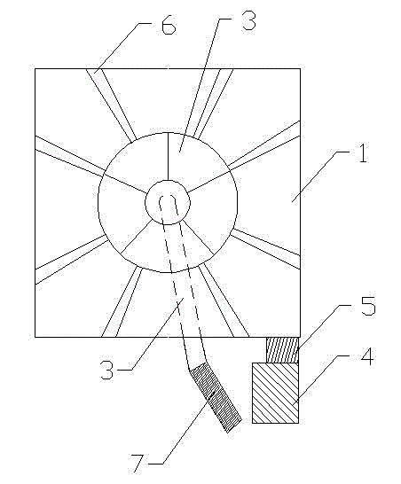 Turbine mould shell wax-injection device