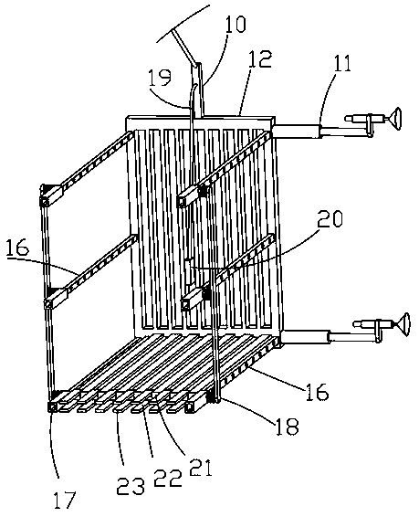 High-stability protection device for high-rise building construction