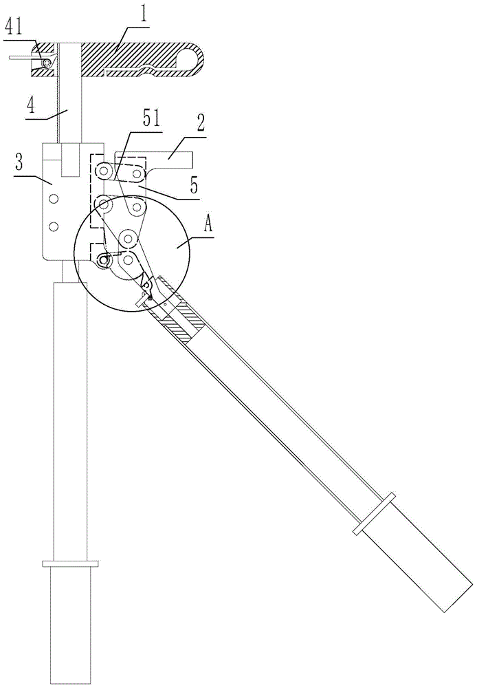 An automatic clamping device for high-voltage grounding wire