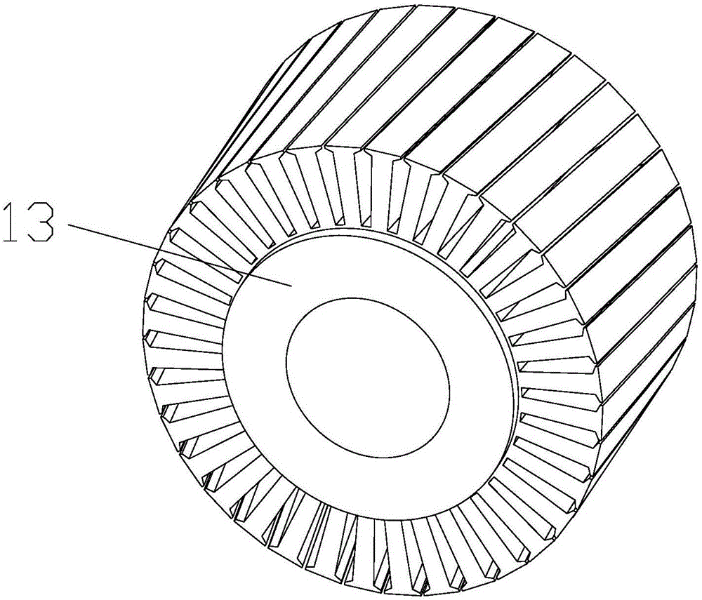 Double-skewed-slot rotor, and stator-rotor equal-slot matching structure based on rotor